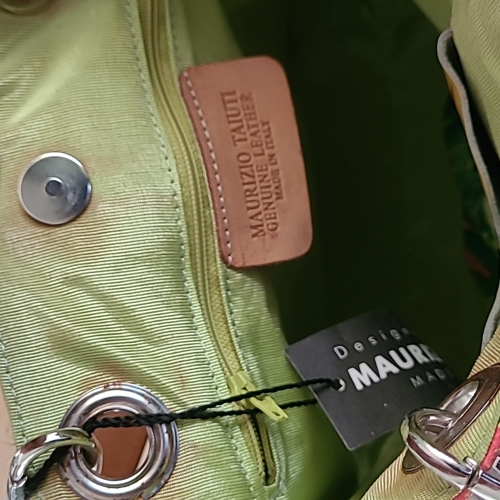 Maurizio Taiuti Leather Handbag ❤️ - Picture 8 of 10